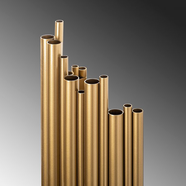 Wandlamp met gouden afwerking - Harmonica