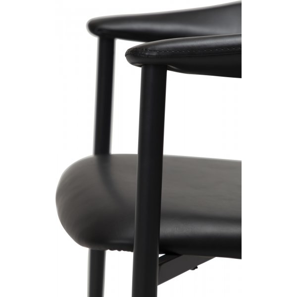 Fauteuil Rover - PU noir Fauteuil Rover - PU noir