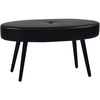 Candy oval pall 90 cm - Svart konstläder Candy oval pall 90 cm - Svart konstläder