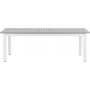 Albany matbord 224 x 100 cm - Gr/Vit