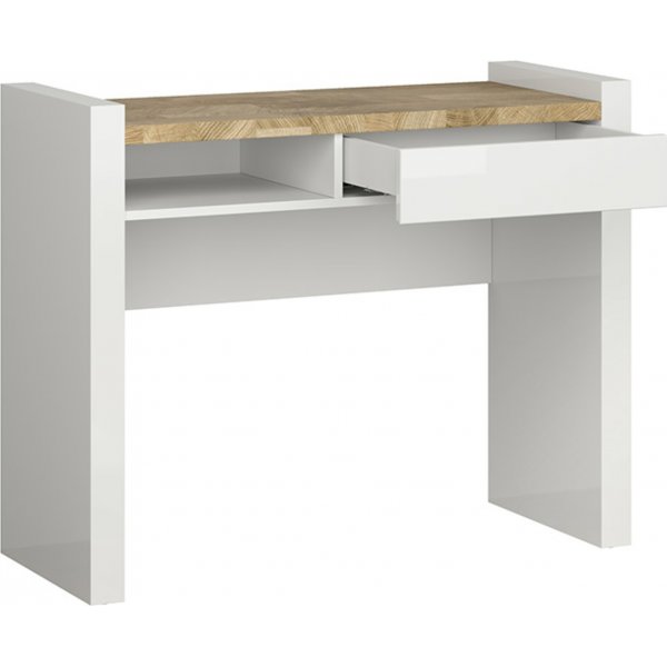 Table console Alameda 100 x 41,2 cm - Blanc/chne