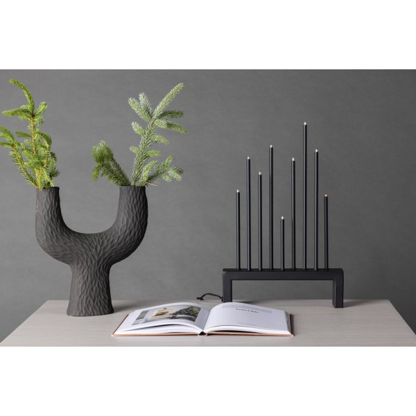 Vallsen ljusstake - Svart