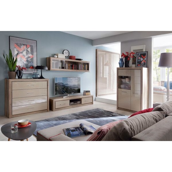 Pontus byrå - Ekimitation/beige Pontus byrå - Ekimitation/beige