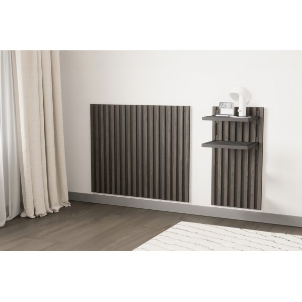 Panneau mural Toulon - Noir/moca Panneau mural Toulon - Noir/moca