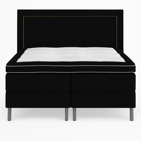 Kontinentalsng Hilton Deluxe 160x200 cm - Svart