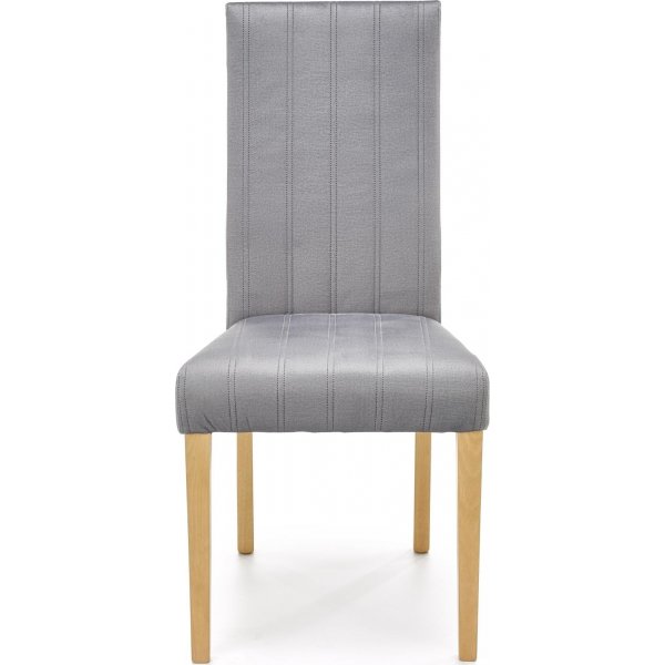 Stol Heather - Grå sammet & trä Stol Heather - Grå sammet & trä