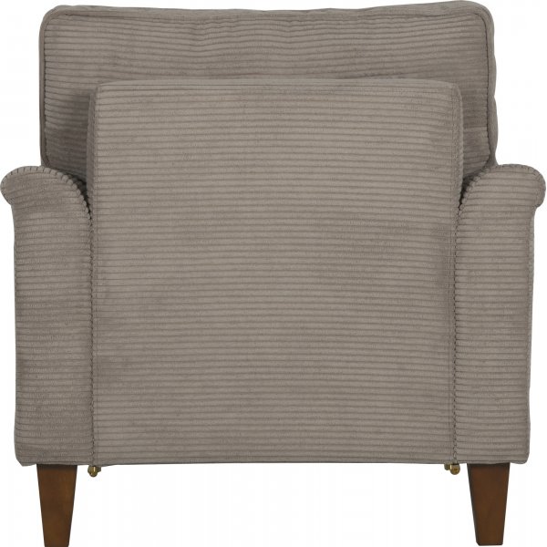 Fauteuil de luxe Howard Watford - Velours ctel marron clair