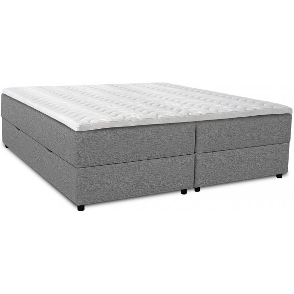 Comfort boxbed säng med förvaring 5-zons pocket (Grå) - Valfri bredd Comfort boxbed säng med förvaring 5-zons pocket (Grå) - Valfri bredd