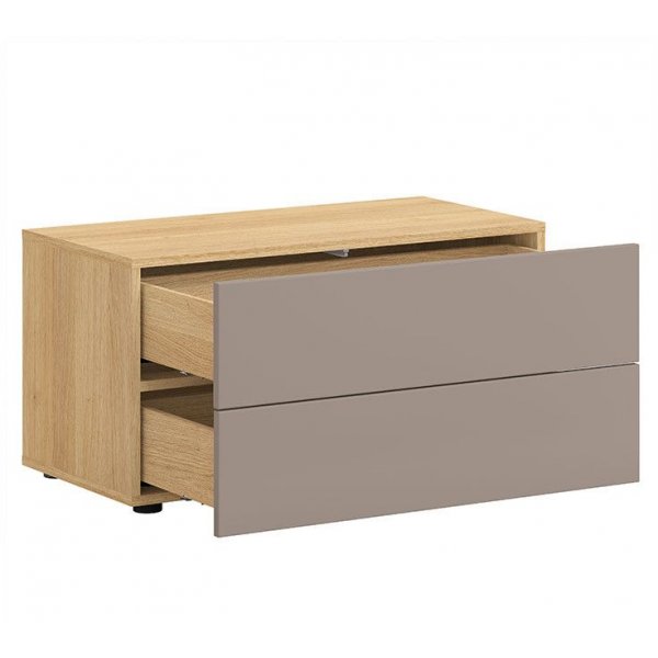 Sokrates TV-bänk - Grå/ek Sokrates TV-bänk - Grå/ek