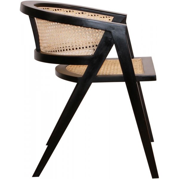 Siknäs karmstol - Svart mahogny/rotting Siknäs karmstol - Svart mahogny/rotting