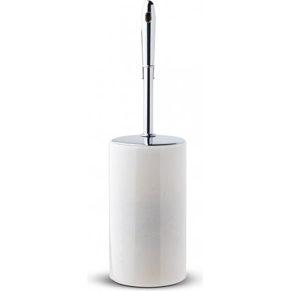 Badrumsset i vit Thassosmarmor med 7 delar