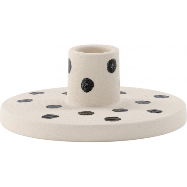Bette ljusstake 12 x 5 cm - Svart/Vit Bette ljusstake 12 x 5 cm - Svart/Vit