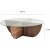 Table basse Lily 90 cm - Noyer