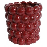 Kruka Big Bouble H18 cm - Röd (Glansig) Kruka Big Bouble H18 cm - Röd (Glansig)