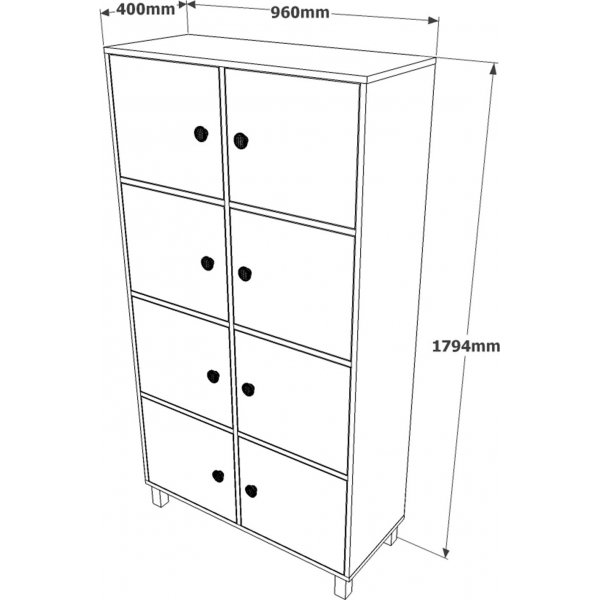 Vilamo sk�p 59 - Furu/antracit