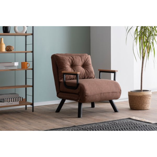 Canap lit Sando - Marron clair