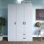 Armoire Yaman 120 x 45 x 180 cm Variante A - Blanc mat