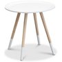 Oslo lampbord 48 cm - Vit/ljus ek