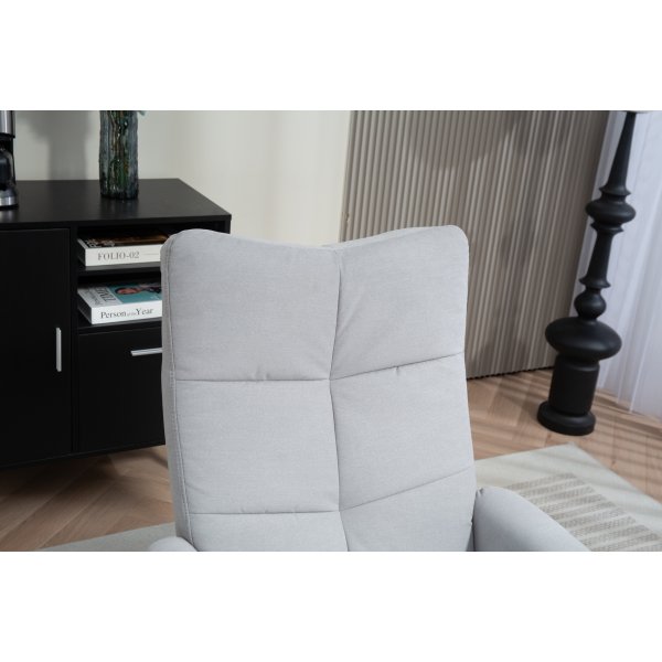 Ftlj med fotpall - Stllbar + Mbeltassar