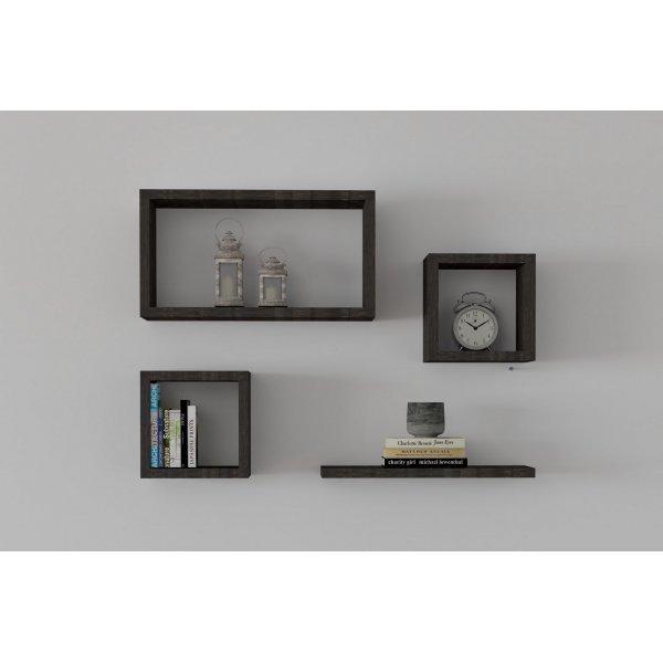 Babi wandplank - Antraciet Babi wandplank - Antraciet