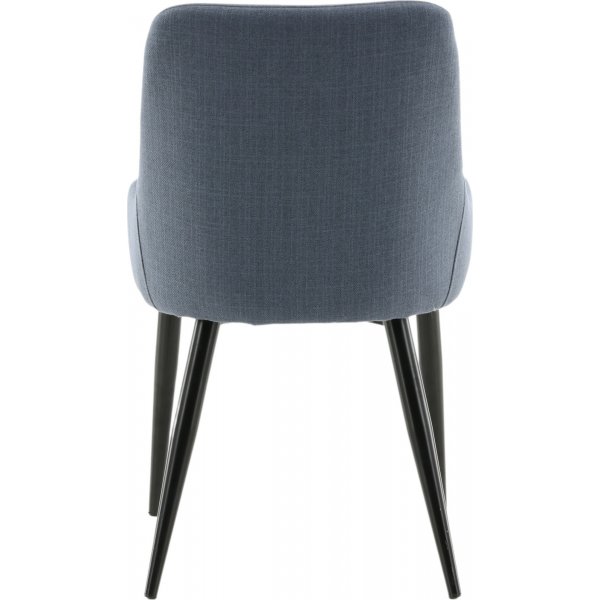 Chaise de salle  manger Paradis - Bleu/noir