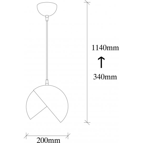 Plafonnier Berkeley 252-S - Noir/or Plafonnier Berkeley 252-S - Noir/or