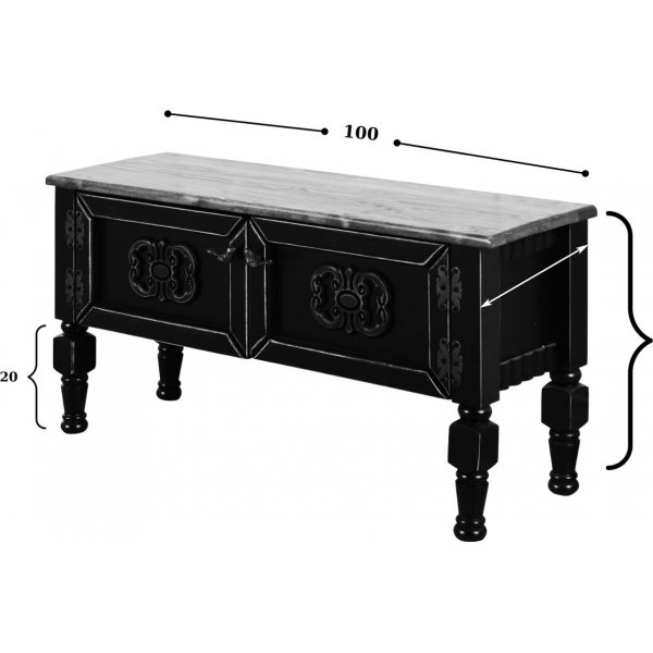 Ada TV-bänk - Orange Ada TV-bänk - Orange