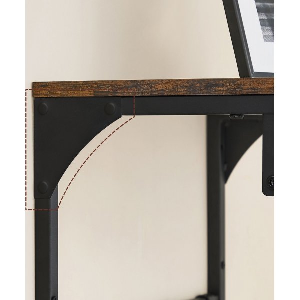 Étagère à chapeaux Agust - Marron/noir Étagère à chapeaux Agust - Marron/noir