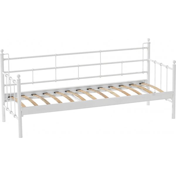 Canapé d'extérieur 3 places Lalas - Blanc/marron + Nettoyage textile pour meubles Canapé d'extérieur 3 places Lalas - Blanc/marron + Nettoyage textile pour meubles