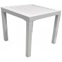 Vencie sidobord - Vit aluminium + Flckborttagare fr mbler