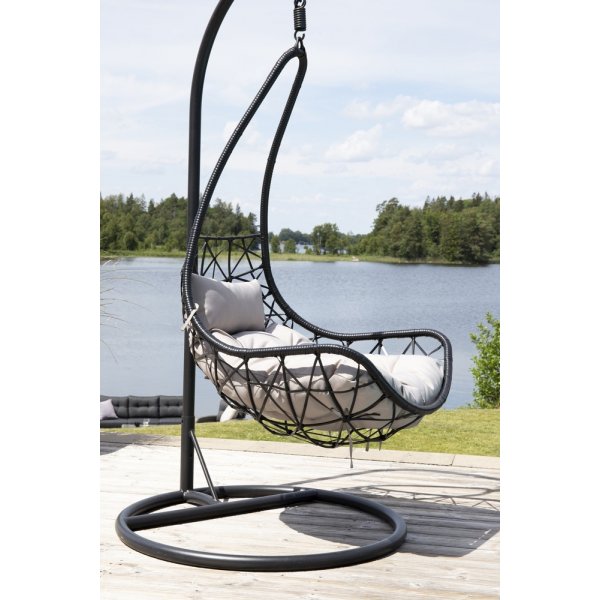 Chaise suspendue Vide - Noir/Gris Chaise suspendue Vide - Noir/Gris