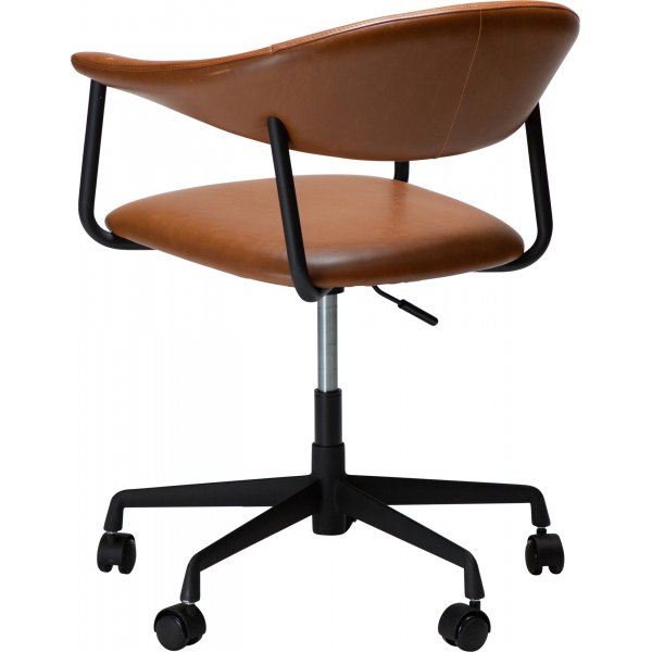 Chaise de bureau Rover - PU marron clair Chaise de bureau Rover - PU marron clair