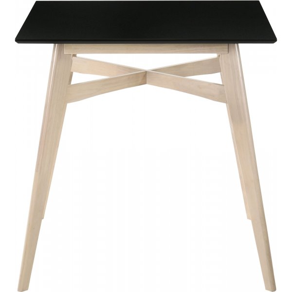 Florence barbord 90x90 cm - Whitewash/svart Florence barbord 90x90 cm - Whitewash/svart