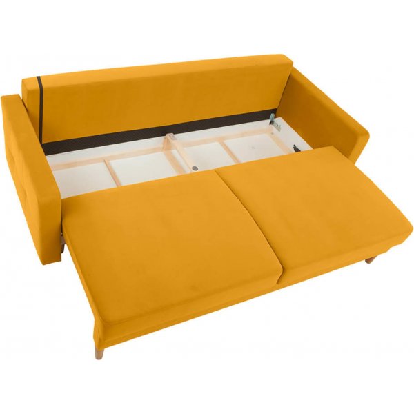 Canapé-lit Noret - Jaune Canapé-lit Noret - Jaune