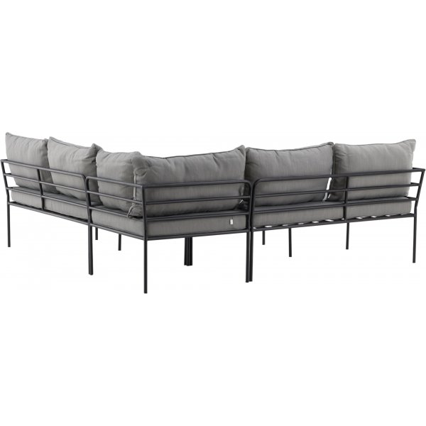 Penh loungegrupp - Grå/svart/akacia Penh loungegrupp - Grå/svart/akacia