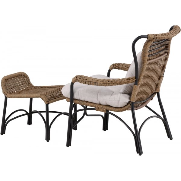 Loreto fauteuil - Zwart