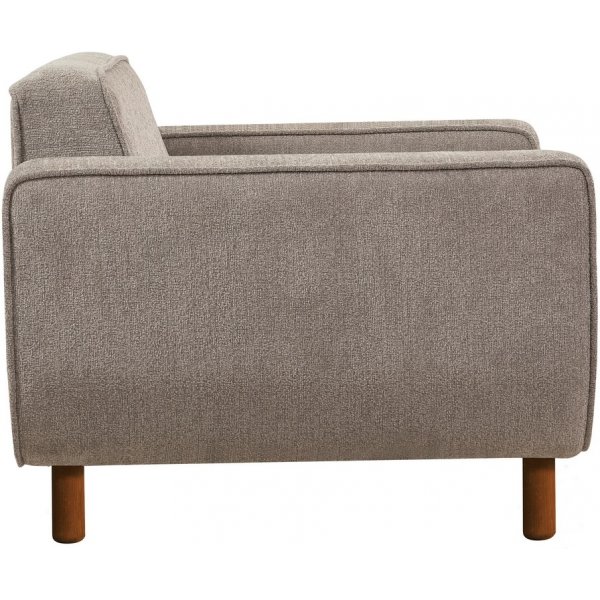 Fauteuil Berjer - Gris/noyer Fauteuil Berjer - Gris/noyer