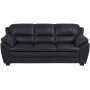 Palarmo 3-sits soffa - Svart ecolder
