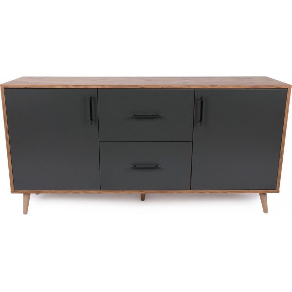 Cordoba dressoir - Walnoot/antraciet
