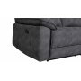 Reclinersoffa XL i grtt - 197 cm