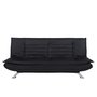 Faith bddsoffa svart konstlder