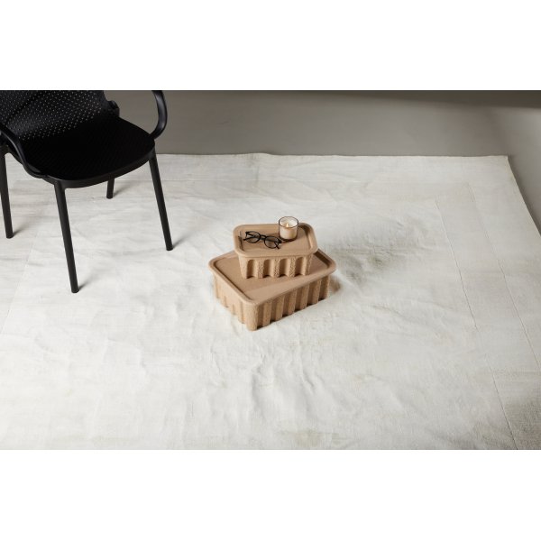Tapis viscose Boston - Blanc Tapis viscose Boston - Blanc