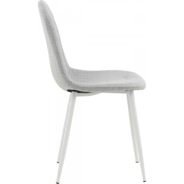 Chaise de salle  manger Bridge - Gris/blanc