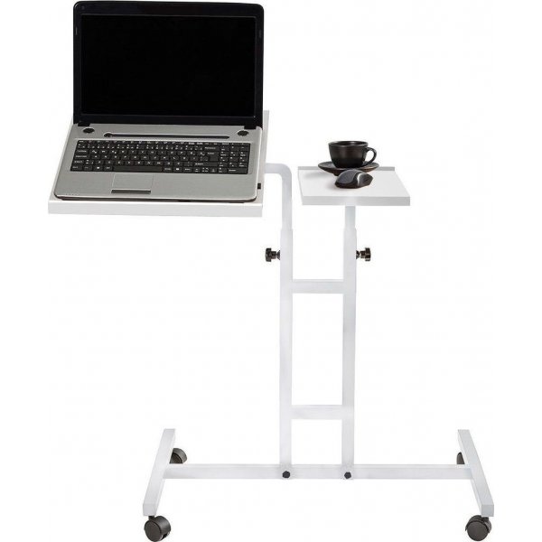 Glen laptopbord 67x45,5 cm - Vit (på hjul) Glen laptopbord 67x45,5 cm - Vit (på hjul)