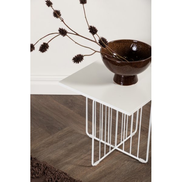 Table basse Dayton 40 x 40 cm - Blanc Table basse Dayton 40 x 40 cm - Blanc