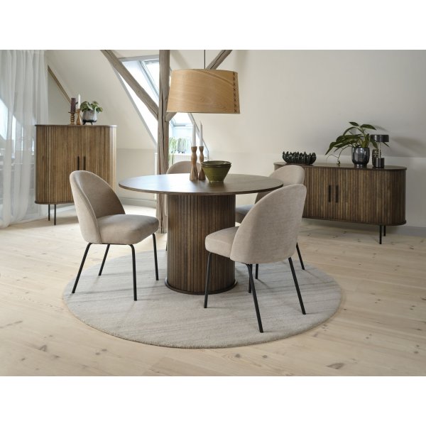 Table ronde Mood en noyer - Ø120 cm Table ronde Mood en noyer - Ø120 cm