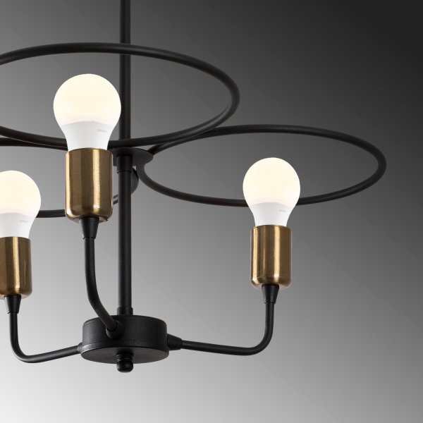 Halo taklampa 1351 - Svart