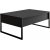 Table basse Lux 90 x 60 cm - Anthracite/noir
