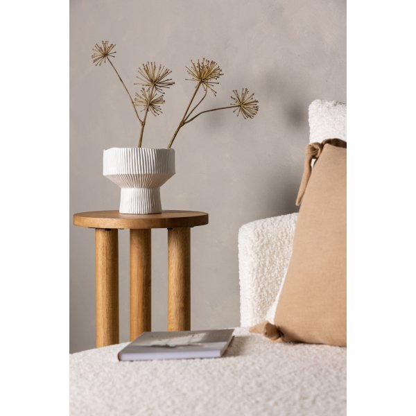 Duxbury sidobord Ø35 cm - Ek Duxbury sidobord Ø35 cm - Ek