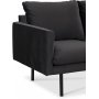 Carolina 3-sits soffa - Antracit sammet